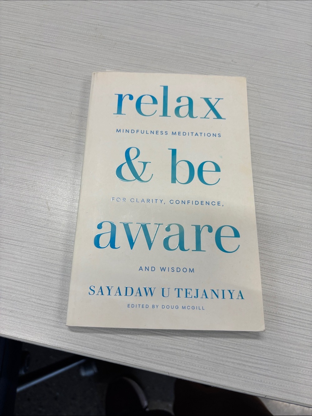 Relax & Be Aware — Light Blue Cover by